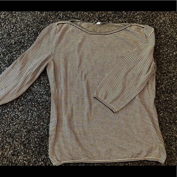 R. Derwin ITALY Boatneck thin Sweater 2/3 sleeves - Picture 2 of 10